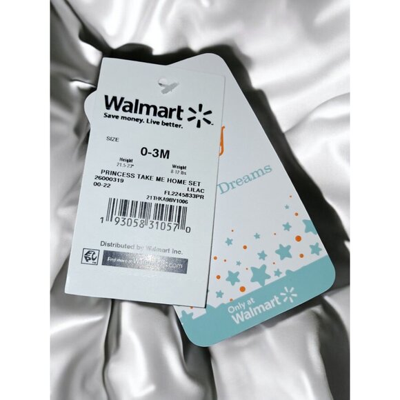 Baby Girls 0-3 and 0-6 months NWT Disney 3 Piece Outfit/ Wonder Nation 6 Pack S - Picture 8 of 9